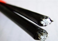 Duplex Aac Phase Acsr Neutral Conductor Service Drop Cable With PVC Jacket